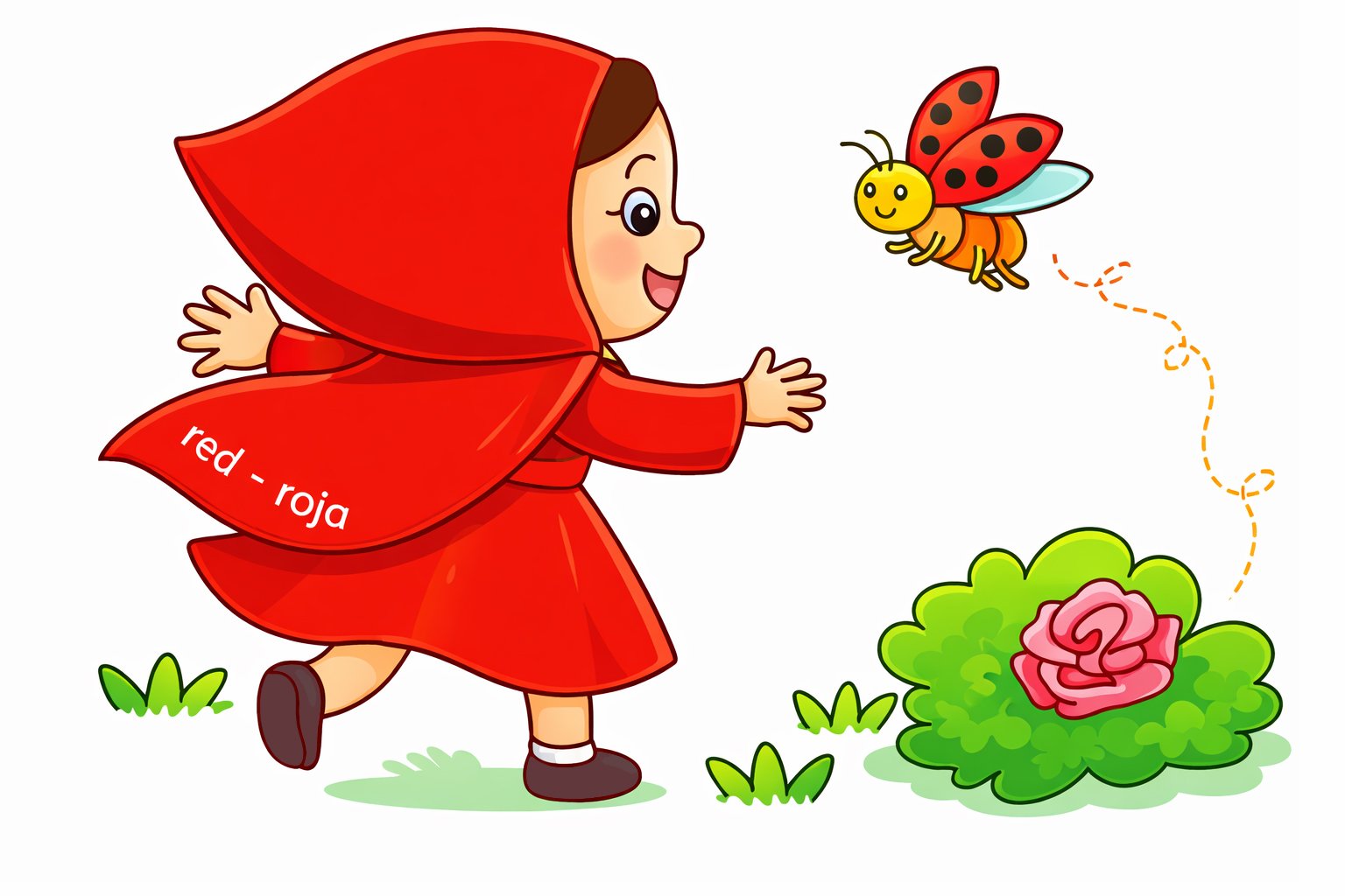 Child reading illustration